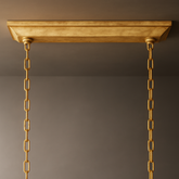 19th C. English Openwork Rectangular Chandelier 54"