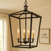 19th C. English Openwork Outdoor Pendant