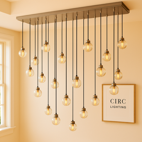 Pearl Rectangular Chandelier 72" Pearl Rectangular Chandelier 72"