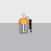 150W LED Round Work Light 5000K 100–277V Yellow with US Plug