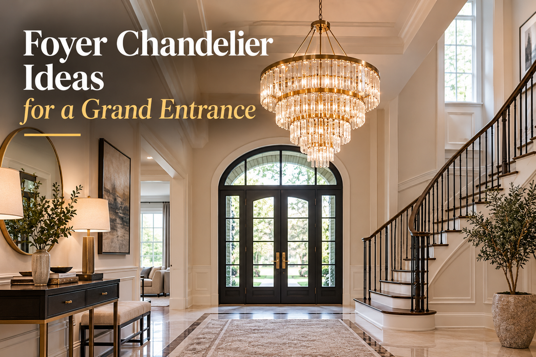 Foyer Chandelier Ideas for a Grand Entrance
