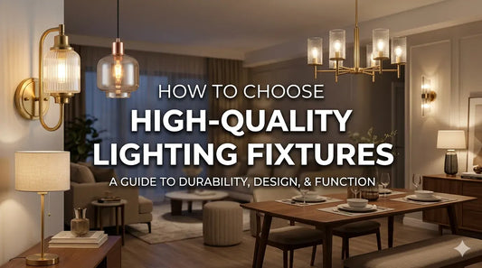 How to Choose High-Quality Lighting Fixtures