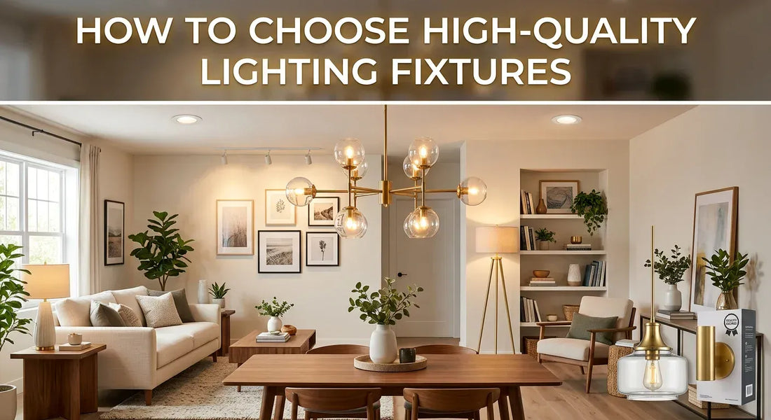 How to Choose High-Quality Lighting Fixtures