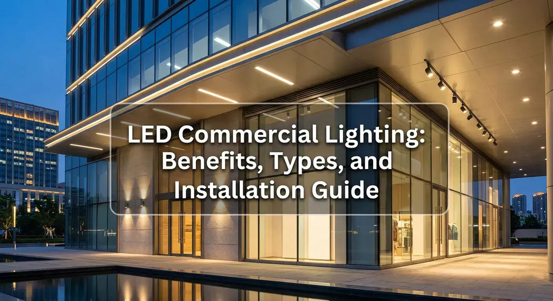 LED Commercial Lighting: Benefits, Types, and Installation Guide