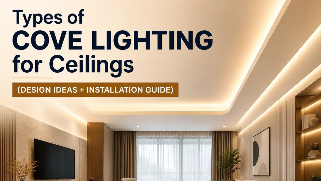 Types of Cove Lighting for Ceilings (Design Ideas + Installation Guide)
