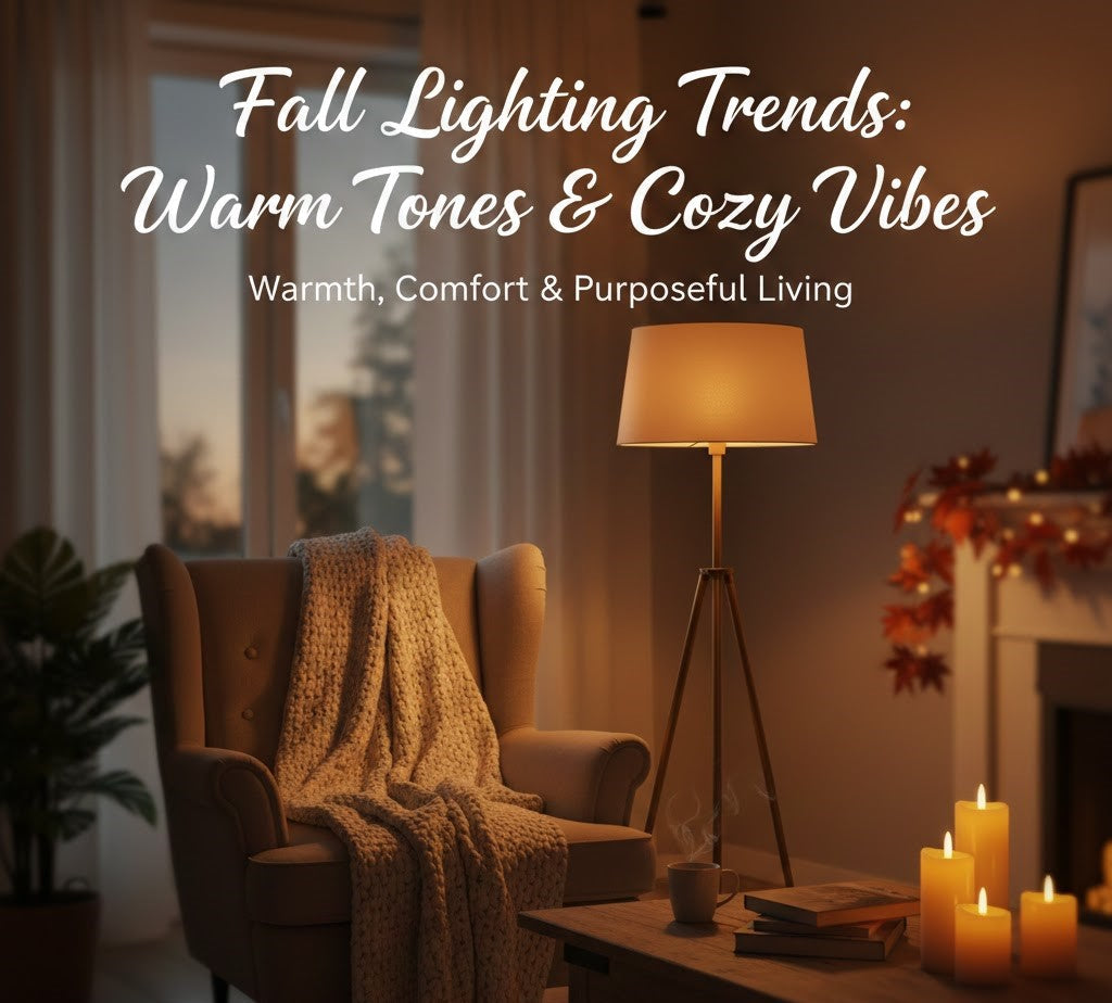 Fall Lighting Trends: Warm Tones & Cozy Home Ideas