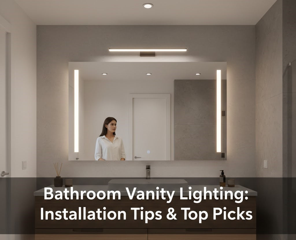 Bathroom Vanity Lighting: Installation Tips & Best Options