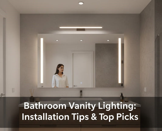 Bathroom Vanity Lighting: Installation Tips & Best Options