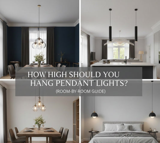 How High to Hang Pendant Lights: Room-by-Room Guide