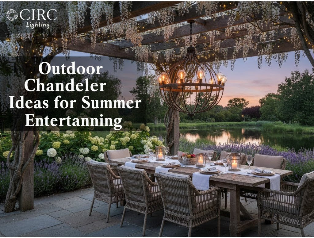 Outdoor Chandelier Ideas for Summer Entertaining | CIRC Lighting