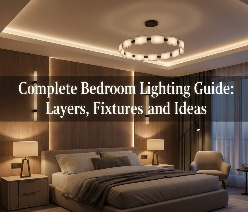 Bedroom Lighting Guide: Ideas, Fixtures & Layered Design Tips