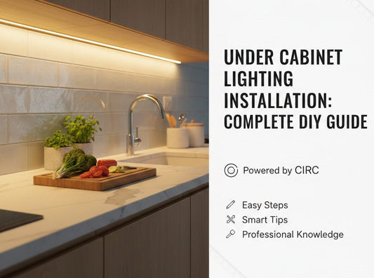Under Cabinet Lighting Installation: DIY Guide