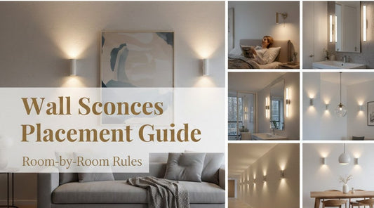 Wall Sconce Placement Guide: Height & Spacing by Room