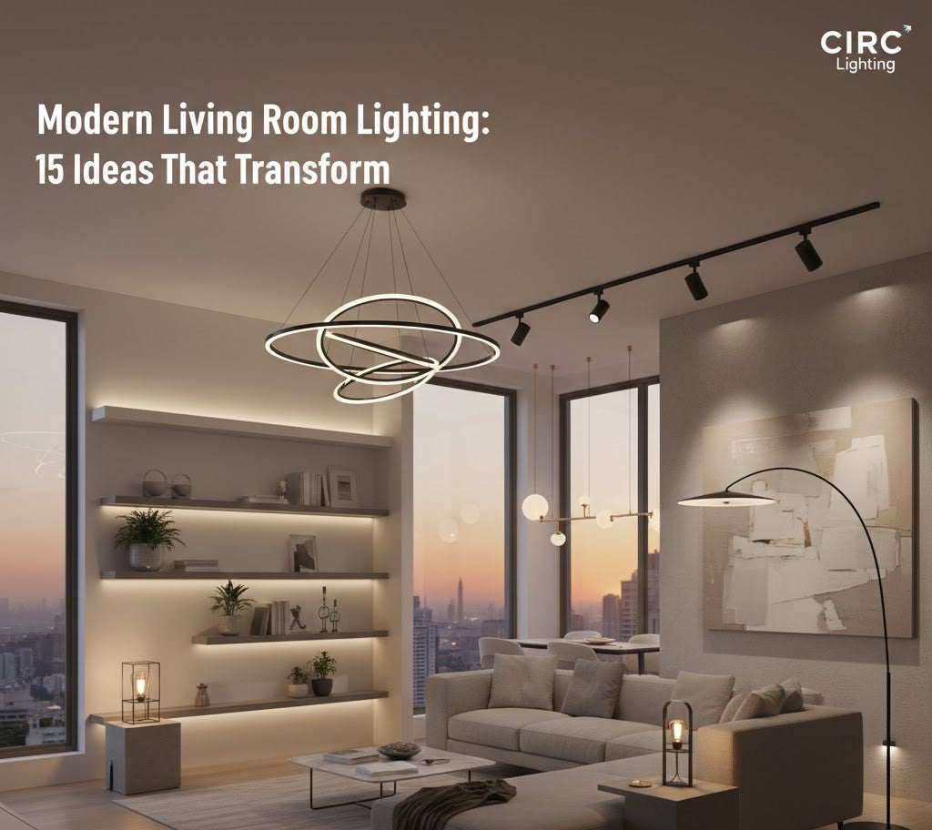 Modern Living Room Lighting: 15 Ideas That Transform