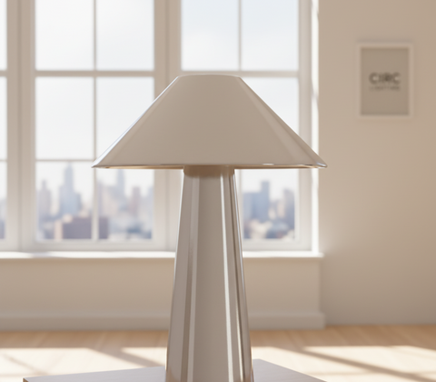 Mycena Round Metal Table Lamp