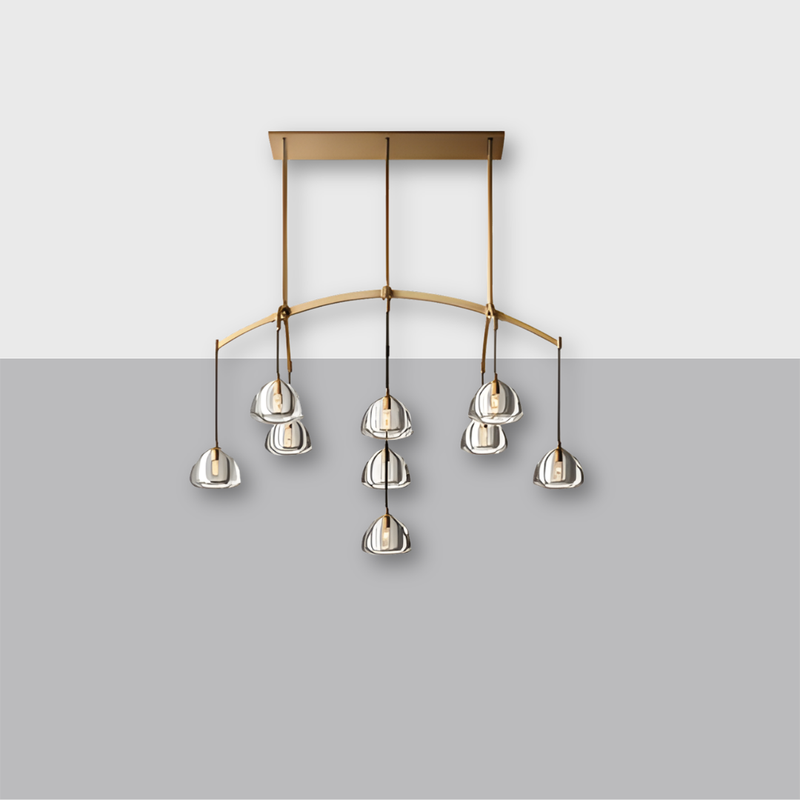 Hemisphere 54" Linear Chandelier | CIRC