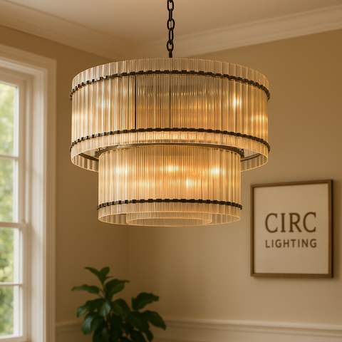 San Marco Two-Tier Round Chandelier 37"