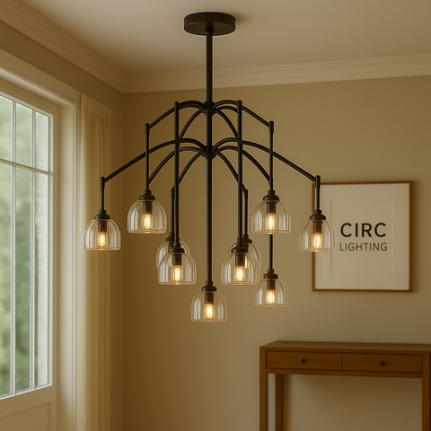 Hemisphere Round Chandelier 60"