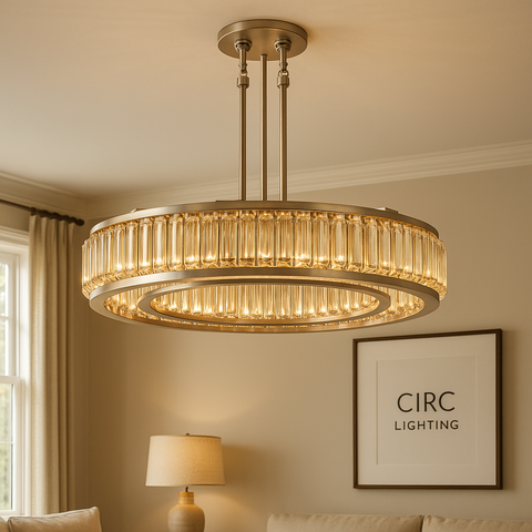 Maurier Round Chandelier 37"