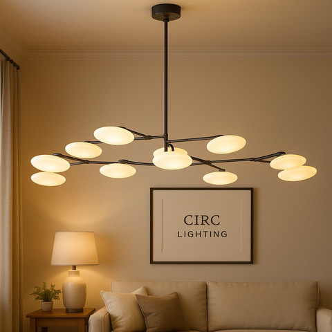 Brindille Two-Tier Chandelier 65"