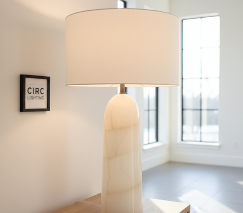 Sarezzo Stone Tapered Table Lamp