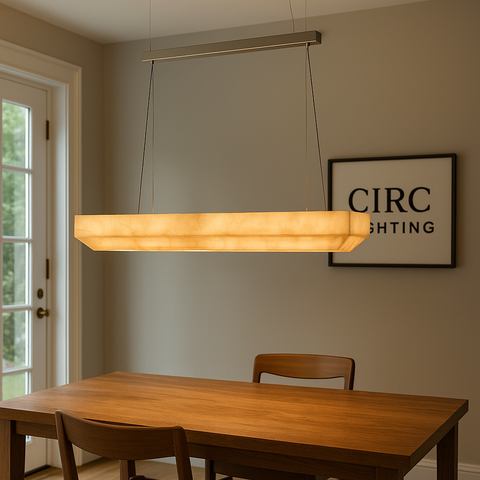 Rivage Lueur Rectangular Chandelier 54"