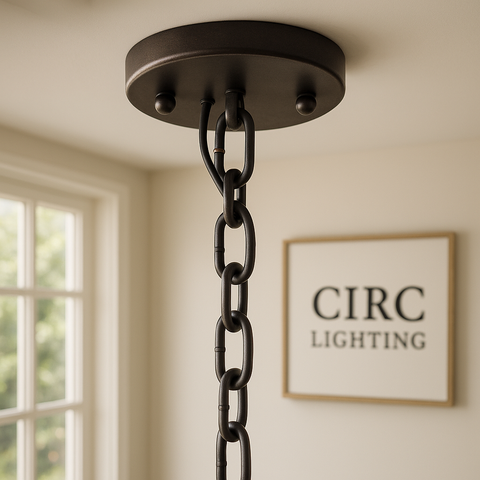 Harlow Calcite Round Chandelier 31"