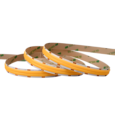 A5000 600 LEDs/m Double-Line COB LED Strip | 12mm Ra90 24V Ultra-Bright Cove Lighting