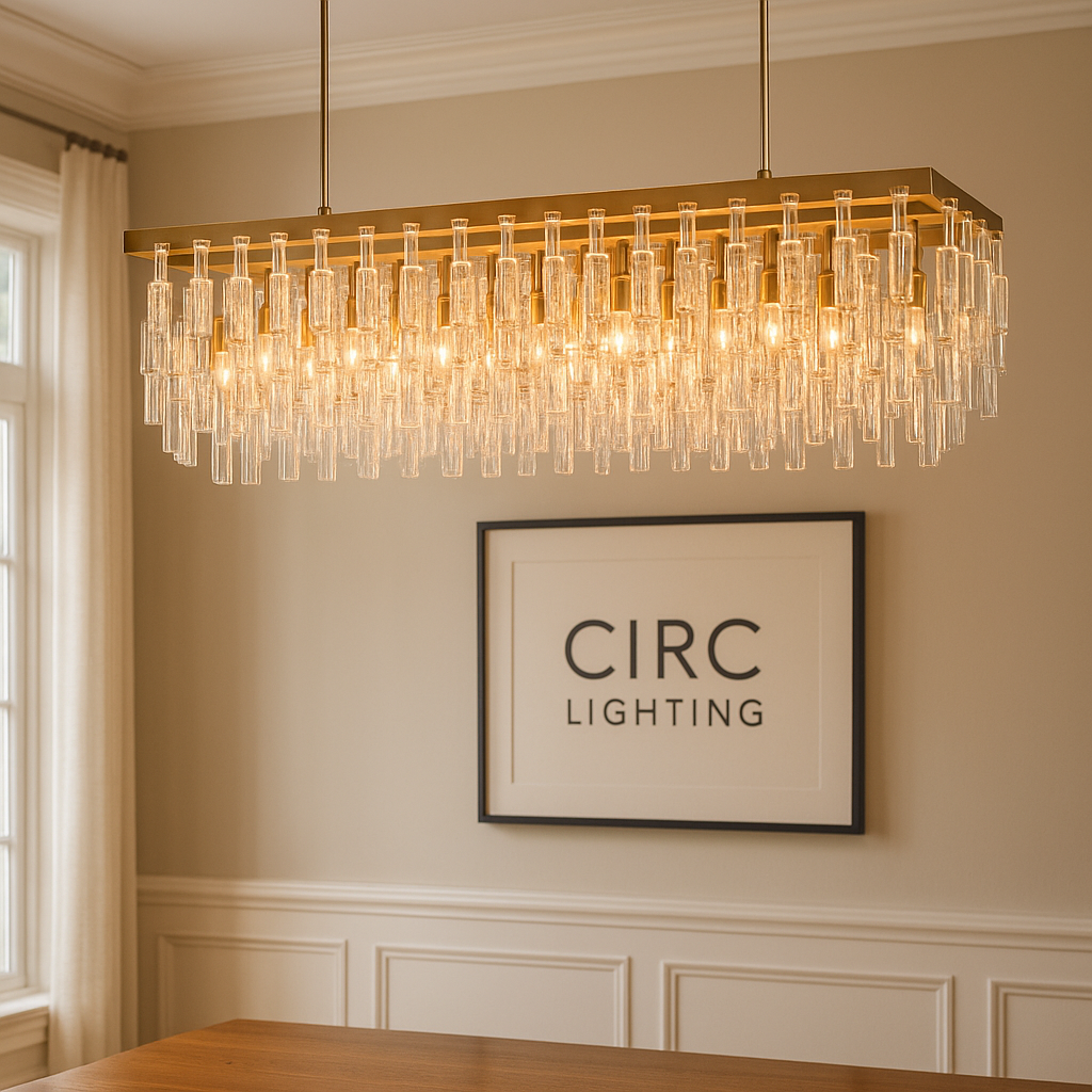 Marignan Rectangular Chandelier 60"