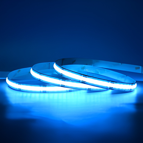 A5000 576 LEDs/m RGB COB LED Strip | 10mm 24V Seamless Color Lighting