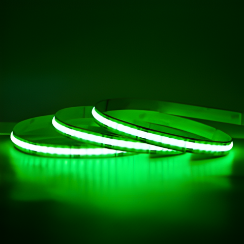 A5000 576 LEDs/m RGB COB LED Strip | 10mm 24V Seamless Color Lighting