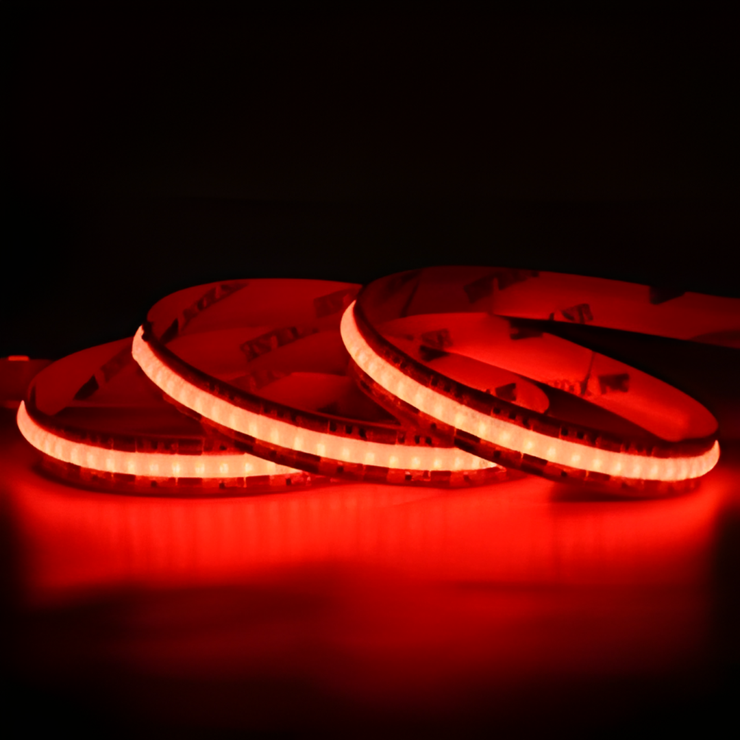 A5000 810 LEDs/m RGB COB LED Strip | 10mm 12V Ultra-Dense Color Lighting