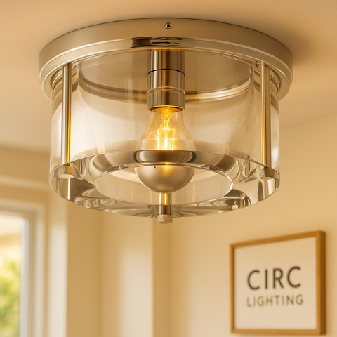 Savile Round Flushmount