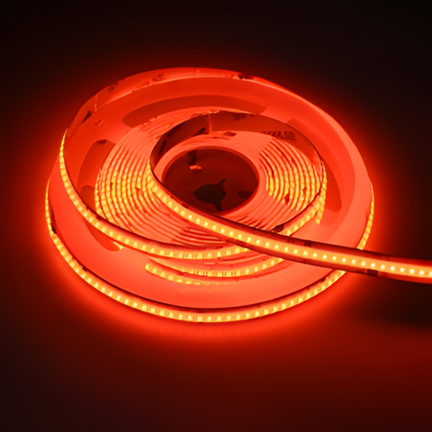 A5000 840 LEDs/m RGB COB LED Strip | 10mm 24V Professional Color Cove Lighting