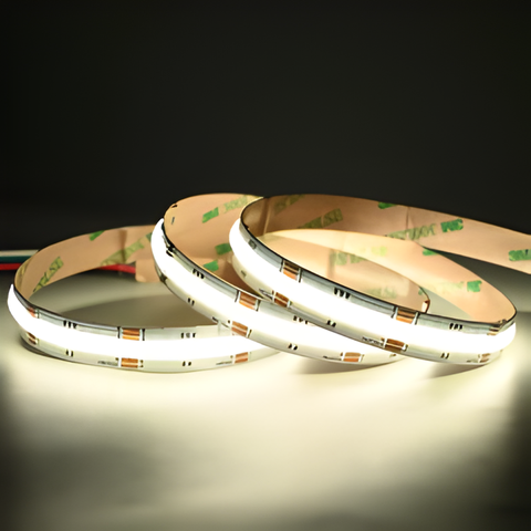 A5000 896 LEDs/m RGBW COB LED Strip | 12mm Ra90 Color + White Cove Lighting