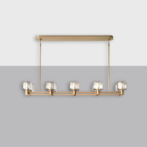 Demaret Double 54" Linear Chandelier | CIRC