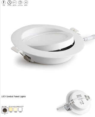 9W Narrow Beam LED Downlight with CCT Selectable