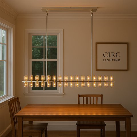 Arcachon LED Rectangular Chandelier 54"