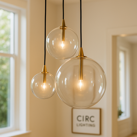 Glass Globe Mobile Pendant