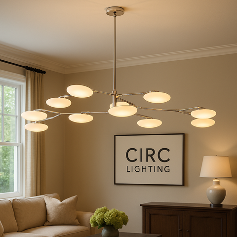 Brindille Two-Tier Chandelier 65"