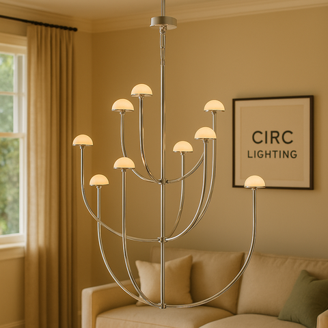 Pedra Round Chandelier 32"