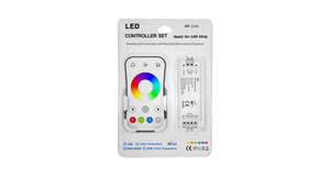 RF 2.4G Wireless RGB LED Strip Controller Kit | Touch Remote & Receiver | 12V-24V DC | 144W-288W Max Load