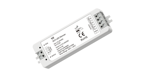 RF 2.4G Wireless RGB LED Strip Controller Kit | Touch Remote & Receiver | 12V-24V DC | 144W-288W Max Load