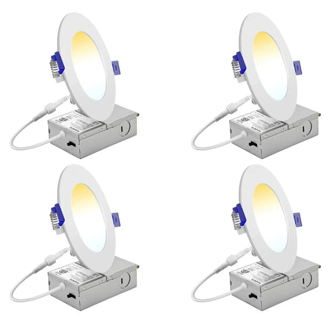 9W Dual-Light LED Downlight 810LM Wide Beam with Wireless Control