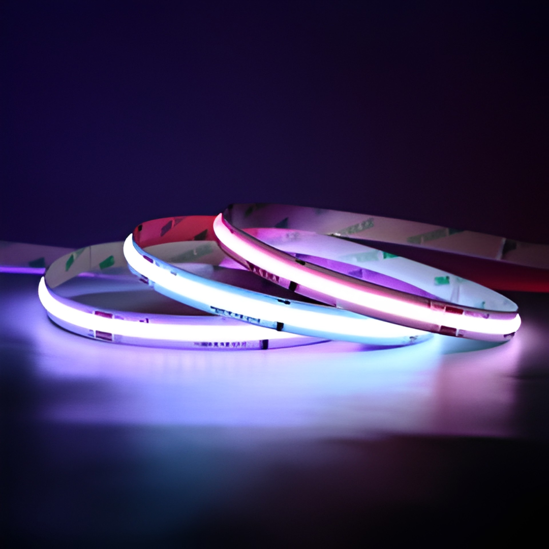 S5000 720 LEDs/m Digital COB RGB LED Strip | 10mm 12V/24V WS2811 High-Density