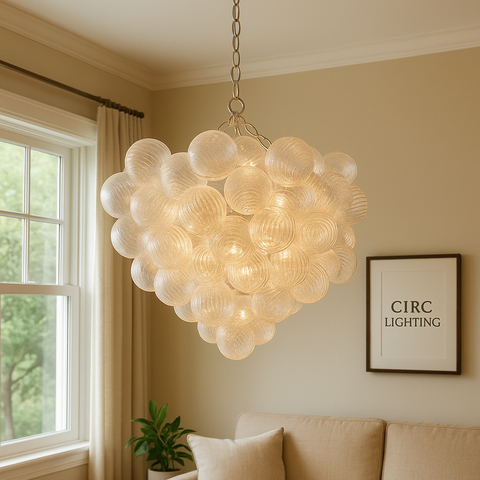 Talia Round Chandelier 33"