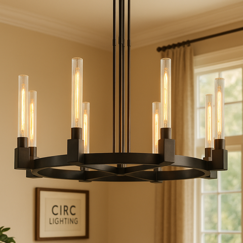 Cannele Round Chandelier 36"