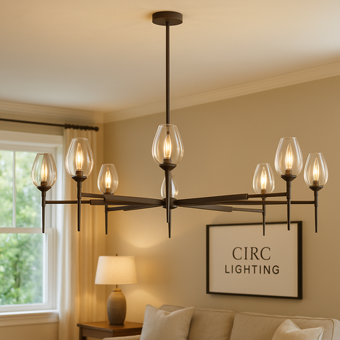 Tulip Round Chandelier 54"