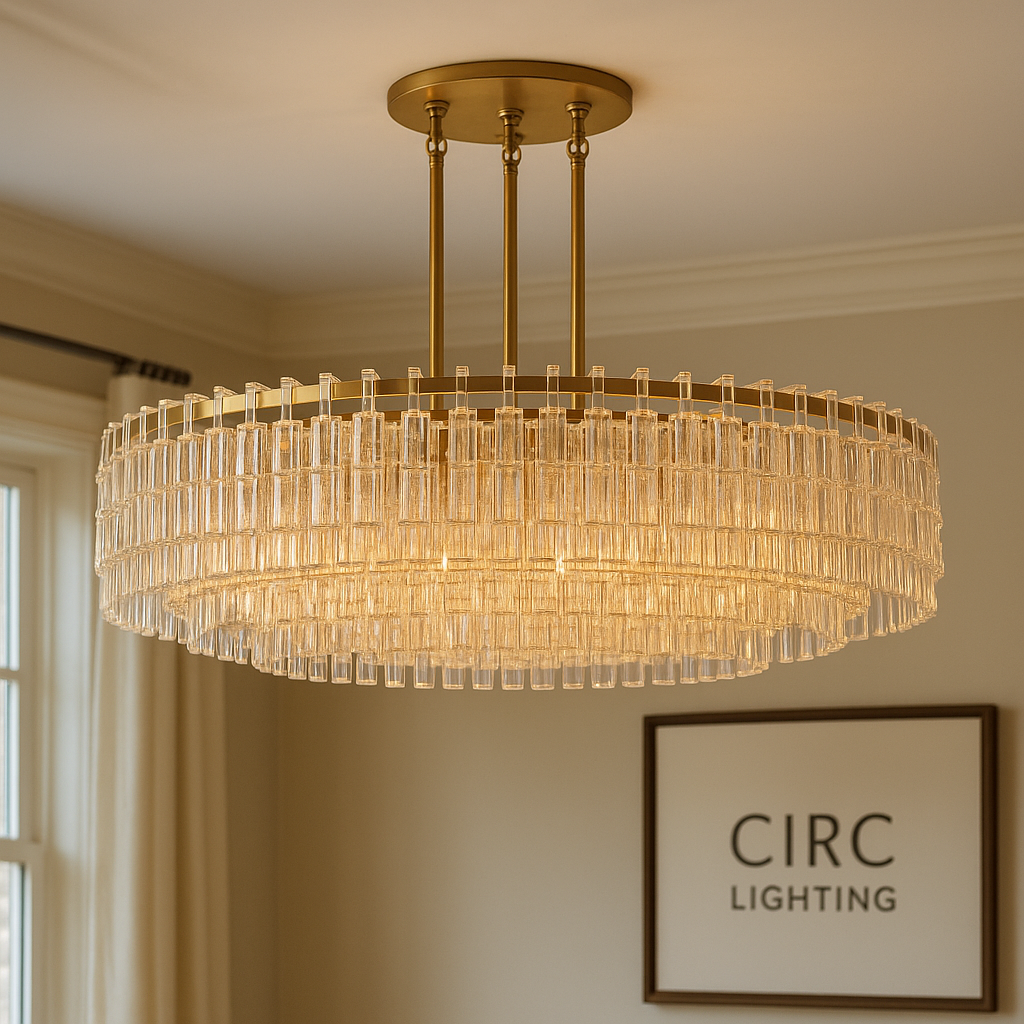 Marignan Round Chandelier 60"