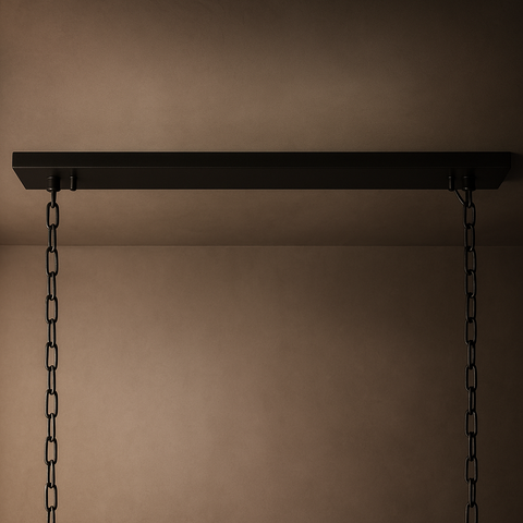 1920S Odeon Rectangular Chandelier 72"